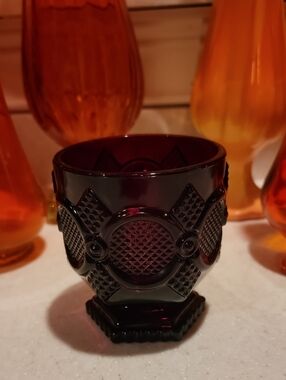Footed Glass Avon Cape Cod. 1876.